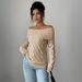 Elegant Solid-Color Knit Sweater For Women – Soft Long Sleeve Pullover, Loose Fit & Wrinkle-Resistant (K2548080)_ecoleips.com