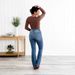 Women’s High-Waisted Stretch Flare Jeans – Slimming Bootcut Denim Pants, Plus Size (Dark Blue, Medium Blue, Light Blue, Regular & Tall Lengths)_ecoleips.com