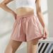 Sports Shorts Women's Summer New Loose Double Pocket Fake Two-piece Running Fitness Shorts Women's Casual Quick Drying Yoga Pants_ecoleips.com