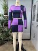 Women's Sexy Midriff Baring Patchwork Two Piece Set Autumn/Winter New Arrival Clothing_ecoleips.com