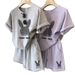 Women's Clothing Women's Sports And Leisure Suit Loose Fit Summer Outfit Short Sleeved Two Piece Set Fashionable Youthful_ecoleips.com