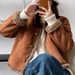 2025 High-end Design Chic Plush Casual Versatile Women's Winter Thick Fur Jacket_ecoleips.com