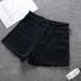 Women's Clothing Summer Denim Shorts For Women New Style Raw Edge Wide Leg Outer Wear Slim High Waist Thin A Line Hot Pants_ecoleips.com