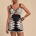 Summer Printed Casual Fashion Jumpsuit Shorts for Women European American Style Suspender Clothing Rompers_ecoleips.com