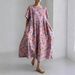 2026 Summer New Geometric Print Loose A-line Cross-border Casual Style Long Dress_ecoleips.com