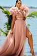 Women's Clothing Spring And Summer New Loose Large Swing Mesh Dress Commuter Large Size Women's Dress_ecoleips.com