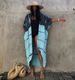 Rayon Tie-dye Cardigan Beach Vacation Dress Bikini Cover-up Swimsuit Women's Sun Protection Clothing Cross-border 5D69_ecoleips.com