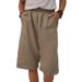 New Style Shorts, Knee-length Cross-border European And American Foreign Trade Women's Clothing, Solid Color Casual_ecoleips.com