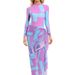 Women's Clothing Muslim Swimsuit Printed Conservative Beach Swimsuit Chest Pad Apron Scarf Separate_ecoleips.com