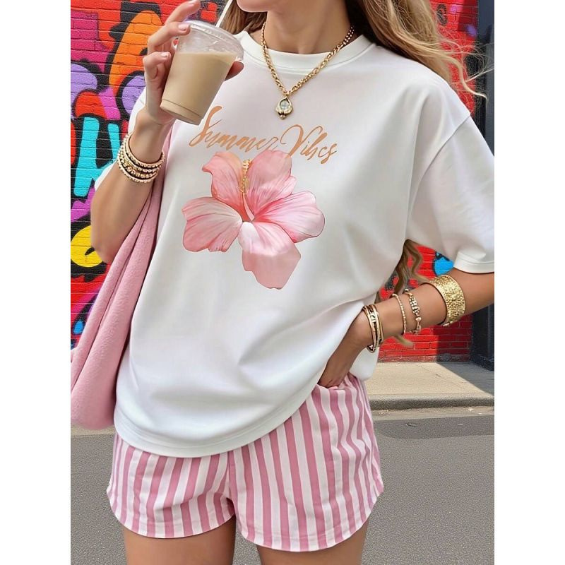 Comfortable European Size Pure Cotton Women's Top New Product Release_ecoleips.com