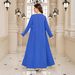 Modest Abaya Dress Elegant Embroidered Abaya – Flowy Open-Front Robe With Intricate Embroidery_ecoleips.com
