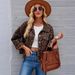 Leopard Print Denim Short Jacket Women's Casual Fashion Autumn/Winter New Real Shot_ecoleips.com