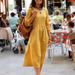 Women's Clothing Loose Plus Size Mid Sleeve Dress Autumn Winter American Style Bestsellers For Ladies_ecoleips.com