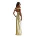 Women’s Clothing Autumn Women's Dress Temperament Elegant Satin Backless Sleeveless Party Maxi Dress_ecoleips.com