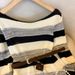 Women's Clothing Women's Korean Style Striped Pullover Knitted Shawl Two Piece Set High Quality Autumn Top Shirt Long Sleeve For Formal & Casual_ecoleips.com