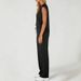 Women's Clothing Women's Solid Color Sleeveless Top And Wide Leg Pants Set Style Spring Summer Fashion Clothing_ecoleips.com
