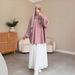 Autumn New Arrival European And American Foreign Trade Women's Long Sleeved Knitted Loose Half Skirt Lazy Casual Set_ecoleips.com
