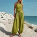 Women's Summer Casual Solid Color Sleeveless Vest And High Waist Trousers Set High Waist Loose Fit_ecoleips.com