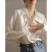 Aria Basics Aria Basics French Outlet Women's Clothing, Brand Discount, Original Design Pleated Silk Blouse For Women_ecoleips.com