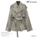 New Camouflage Printing Ink Sense Printed Jacket Windbreaker + Skirt Casual Suit 1771_ecoleips.com