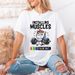 Installing Muscles Women's T-Shirt Clothing Funny Gym Unicorn Graphic T Shirt Fitness Workout Fashion Casual Short Sleeve Tops_ecoleips.com