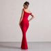 2025 Autumn European And American Style Trade Women's Sexy Off-Shoulder Slim Fit Bodycon Solid Color Dress_ecoleips.com