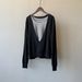 Yanshuang V-Neck Knitted Sweater + Striped Vest Two-Piece Set For Women Autumn New Versatile Slimming Lazy Top P576_ecoleips.com
