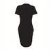 Women's Clothing Women's Asymmetrical Dress With Pockets Shorter Front Longer Back Fashionable Ladies' Clothing_ecoleips.com