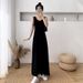 2026 Popular Ice Silk Ribbed Tank Top D, Mid-length, Versatile For Inner Or Outer Wear, Casual Tummy-covering Long_ecoleips.com