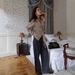Elegant V-Neck Knit Cardigan – Oversized Long Sleeve Wrap And Adjustable Belt Top For Women_ecoleips.com