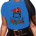 Summer European And American Cross-border Foreign Trade Plus-size T-shirt, Round-neck Casual Loose-fitting Short-sleeve_ecoleips.com