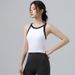 K Sports Vest With Chest Cushion, Gathering And Shock-absorbing Running Underwear, Wearing Retro Yoga Clothes, Cross Shaped Bra_ecoleips.com