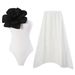 Women’s Clothing new one piece swimsuit for women, slimming large flower tight chiffon skirt suit swimsuit_ecoleips.com
