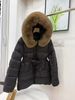 girl Girl Girl Mengjia Same Style Belt Waist Slimming Down Jacket Women Short Fox Fur Collar 2025 New Winter Cold-Proof_ecoleips.com