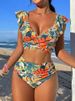 New Arrival Sexy Bikini Set For Women – Ruffled High-Cut Bikini With Backless Design (Trendy Swimwear For Beach & Pool)_ecoleips.com