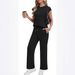 Women's Casual Two Piece Outfit Set | Loose Fit Round Neck Tank Top With Comfortable Pants_ecoleips.com