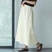 AC264 Fashionable Workwear Pocket For Women, 2024 Autumn New Korean Style Elastic Waist Slimming A-line Long Skirt_ecoleips.com