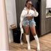 Women's Clothing Women's High-Waisted Denim Shorts Style Hand Brushed Street Fashion For Formal & Casual For Women_ecoleips.com