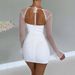 Trendy Women's Long Sleeve Dress High Waist Bodycon Mini Skirt Sheer Sexy Hot Girl Cross Border Summer Fashion_ecoleips.com