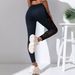 Women's Clothing Yoga Pants Leggings Large Size Mesh Splicing Yoga Clothes Hip Lifting And Abdominal Control Trousers Sports Fitness Running Pants_ecoleips.com