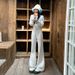 2026 Three-Proof Loose Flared Pants For Autumn And Winter, Simple Slimming Wide-Leg Cotton Versatile Women's New Denim_ecoleips.com
