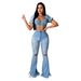 Women's Clothing Ripped Tassel Washed Jeans_ecoleips.com