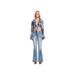 I.AM.GIA European And American Hot Girl Flared Jeans, Vintage Washed High-waisted Slim-fit Pants, Same Style As Yi_ecoleips.com