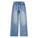 2026 New Spring/Summer Lyocell High-End Women's Jeans, Non-Stretch, Loose Fit, High Waist, Cropped Straight Wide-Leg_ecoleips.com