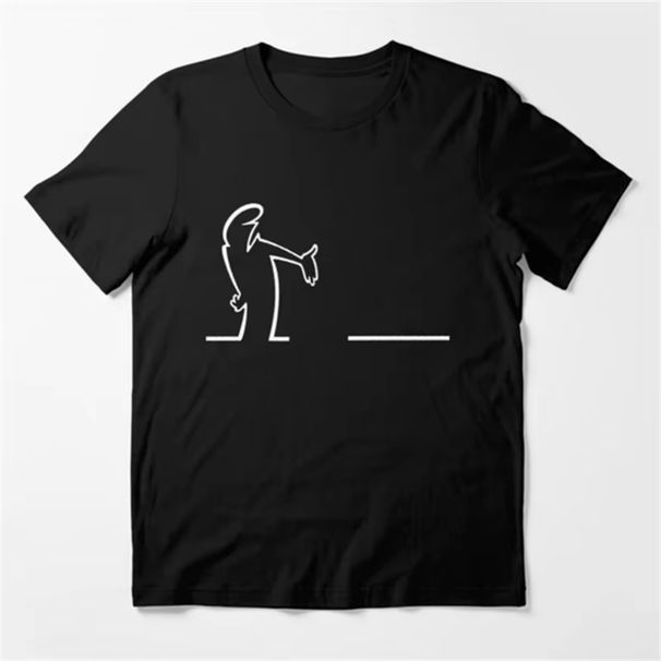 Creative La Linea The Line Osvaldo Cavandoli TV T-Shirt Men Happy Fashion Women's Tshirts Streetwear Tee Casual Tops Camisetas_ecoleips.com
