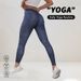 Women's Clothing Denim Yoga Fitness Pants Export Quality Hip Lifting Tights High Waist Control Pants Pockets_ecoleips.com