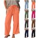 Women's Clothing Women's Fashion Wide Leg Pants Casual Long Pants Pocket Detail Style Hot Selling For Formal & Casual_ecoleips.com