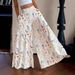 Women's Clothing Summer High-Waisted Women's Pants Floral Print Loose Fit Wide Leg Trousers Versatile Straight Leg Slimming Thin Flowy Bottoms_ecoleips.com