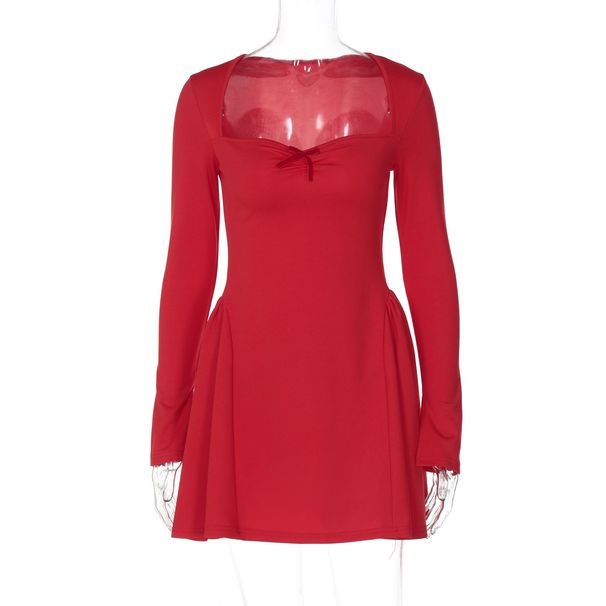 European And American Cross-border Best-selling Women's Clothing 2025 Autumn New Sexy Strapless Slim-fit High-waisted_ecoleips.com