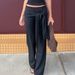 Women's Elegant Wide Leg Suit Bottoms Summer Side Strap Flowing Clothing For Women_ecoleips.com